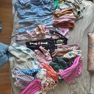 Assorted girls’ clothes (18-24) and 2T